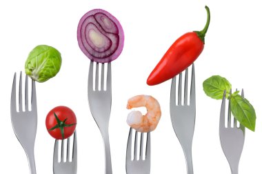 Beyaz sağlıklı pescetarian gıda