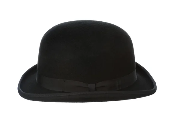 Top hat przednim i bocznym widokiem na białym tle — Zdjęcie stockowe