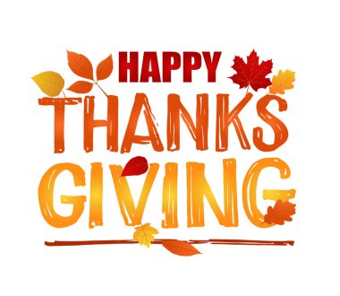 Şükret! Elle çizilmiş Şükran Günü harfleri tipografi posteri. Kartpostal, simge, logo ya da rozet için dokulu arkaplanlı Şükran Günü mesajınız kutlu olsun. Vektör vintage biçimi kaligrafi EPS10