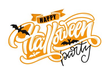 Cadılar bayramın kutlu olsun. Güzel el çizimi karalama harfleri. Cadılar Bayramı partisi, şeker mi şaka mı? Poster, web, afiş, tişört tasarımı için harf sanatı.