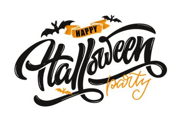 Cadılar bayramın kutlu olsun. Güzel el çizimi karalama harfleri. Cadılar Bayramı partisi, şeker mi şaka mı? Poster, web, afiş, tişört tasarımı için harf sanatı.