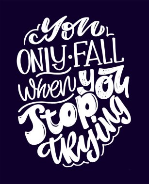 Motivasyon el çizimi hayat hakkında karalama. Etiket sanatı. Poster harfleri. Pankart, web, tişört tasarımı için harf.