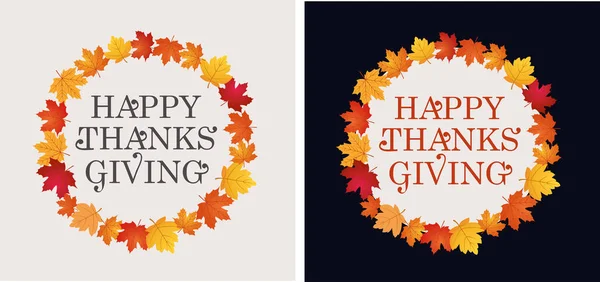 Ręcznie Rysowany Plakat Typograficzny Happy Thanksgiving Cytat Uroczystości Teksturowanym Tle — Wektor stockowy