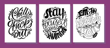 Hayat ve aşk hakkında el yazısıyla doole kartpostalı çizmek. Poster ve tişört tasarımı için etiket sanatı.