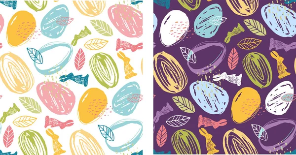 Mutlu Paskalyalar - Güzel kartpostallar. Paskalya şablonu arka planı. Desen Arkaplanı.