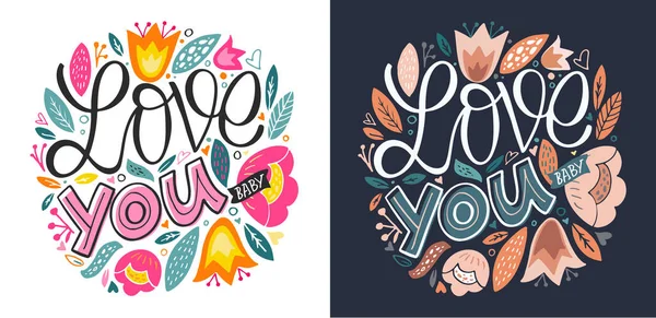 Inspitarion el çizdi hayat hakkında kartpostal. Tişört tasarımı için harf sanatı. Tebrik kartı tasarımı.