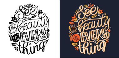 Kartpostal karalamak için güzel el çizimi. Poster, afiş, web, tişört tasarımı için harf sanatı.