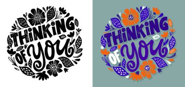 Motivasyon el çizimi kartpostallar. Harf sanatı t-shirt tasarımı.