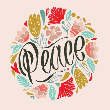 Kartpostal karalamak için güzel el çizimi. Harf sanatları tişört tasarımı.