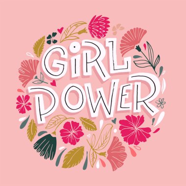 Cute motivation hand drawn doodle lettering poscard. T-shirt design art.