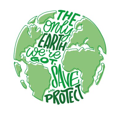 Cute hand drawn lettering label art. Lettering for postcard, banner, t-shirt design template.
