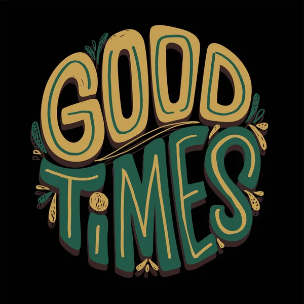 Cute hand drawn lettering label art. Lettering for postcard, banner, t-shirt design template.