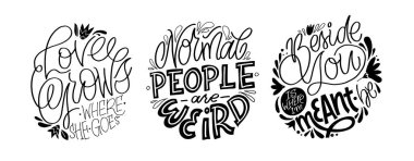Cute hand drawn motivation lettering phrase. Lettering for t-shirt design. 