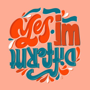 Inspirational lettering quote. Modern calligraphy. Brush painted letters, vector