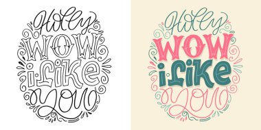 Hand drawn funny lettering quote. Inspiration slogan for print and poster design. Cool for t shirt and mug printing.