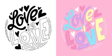 Hand drawn lettering quote in modern calligraphy style. Slogan for print and poster design. Vector