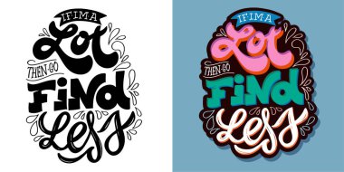 El yazısı sloganı. Blog, poster ve baskı tasarımı için komik bir alıntı. Modern hat metni. 