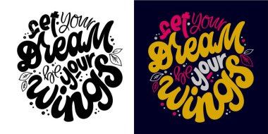 El çizimi motivasyon harfleri modern kaligrafi tarzında. Baskı ve poster tasarımı için ilham sloganı. Vektör t-shirt tasarımı