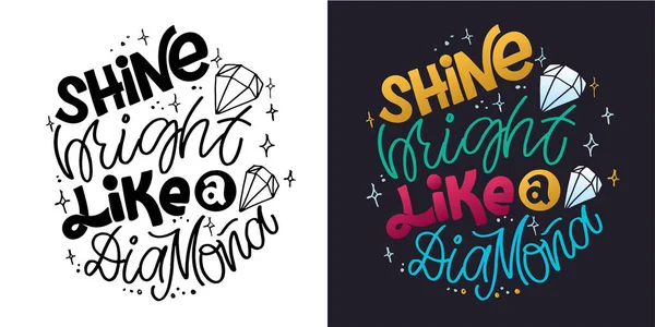 Handgetekende Motivatie Belettering Zin Moderne Kalligrafie Stijl Inspiratie Slogan Voor — Stockvector