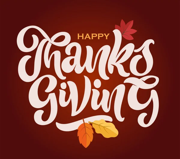 Gelukkige Thanksgiving Dag Wees Dankbaar Schattige Handgetekende Doodle Belettering Briefkaart — Stockvector