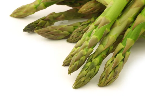Fresh green asparagus shoots — Stock Photo, Image