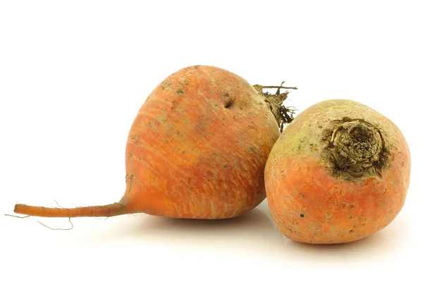 Two yellow beetroots — Stock Photo, Image