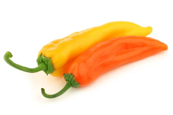 Gelber und orangefarbener Paprika — Stockfoto
