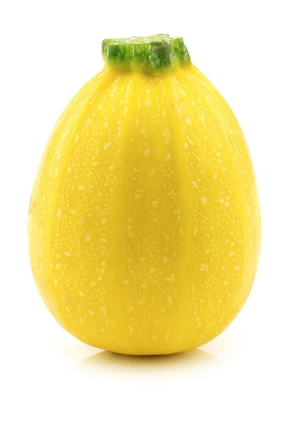 Sarı yuvarlak kabak (Cucurbita pepo) — Stok fotoğraf