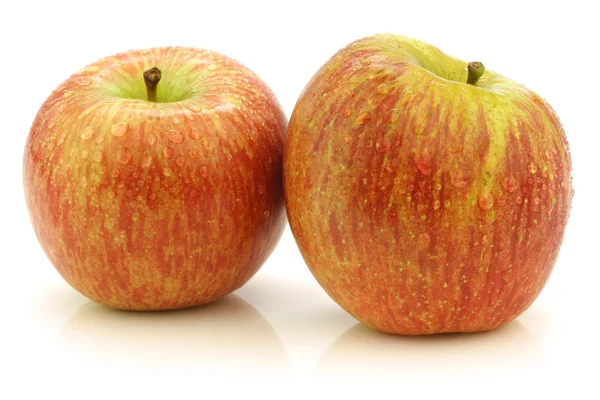Świeże jabłka "fuji" — Zdjęcie stockowe