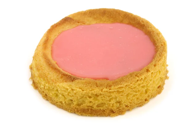 Traditionele Nederlandse roze geglazuurde cake — Stockfoto