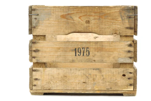 古いヴィンテージの木製の箱 — ストック写真