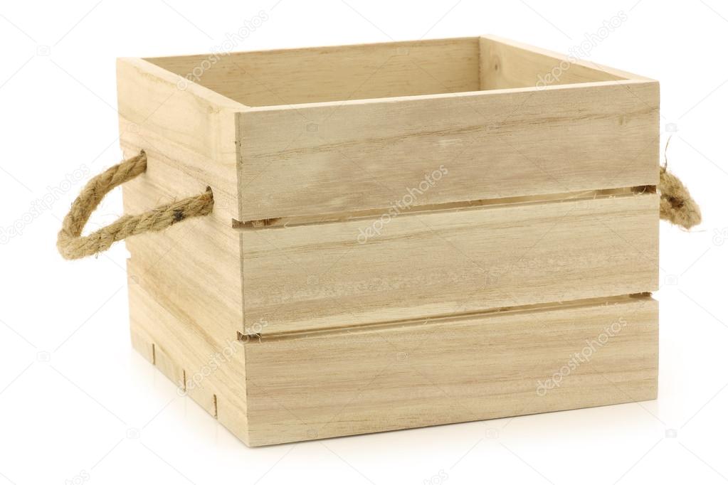Wooden Crate With Rope Handles Stock Photo Tpzijl 23950701 Wooden Crate With Rope Handles Stock Photo