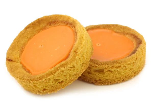 Gâteaux traditionnels hollandais glacés à l'orange — Photo