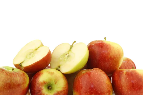 Manojo de manzanas de brama y una cortada —  Fotos de Stock