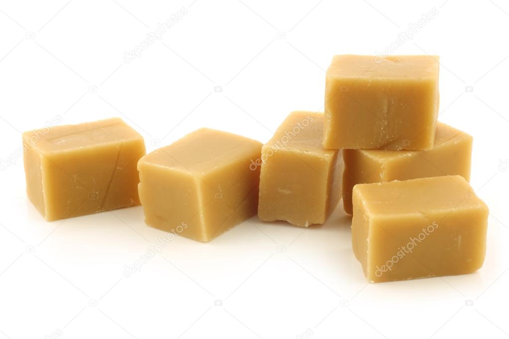 Traditional caramel fudge