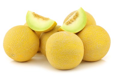 taze galia kavun ve bazı parçalar kesin.