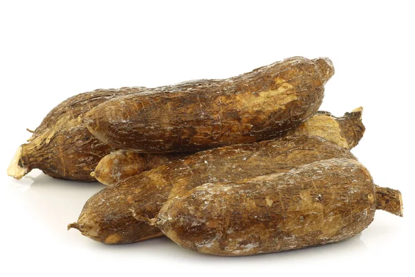 Bunch of cassava roots — Stock Photo, Image