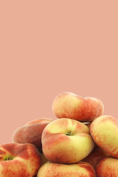 Fresh wild (flat) nectarines — Stock Photo, Image