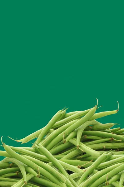 Garść fasoli zielonej — Zdjęcie stockowe