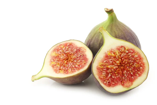 Cut figs (Ficus carica) — Stock Photo, Image