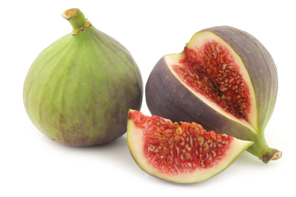 Cut figs (Ficus carica) — Stock Photo, Image