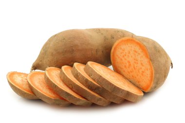 tatlı patates ve bir kesim
