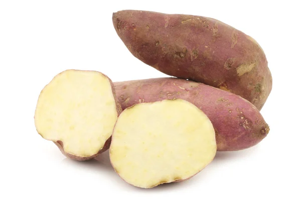 Букет із змішаної солодкої картоплі та нарізаної — стокове фото