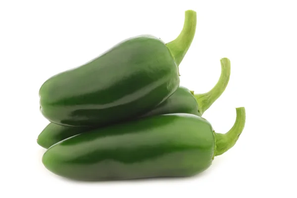 Frische grüne Paprika (Paprika)) — Stockfoto