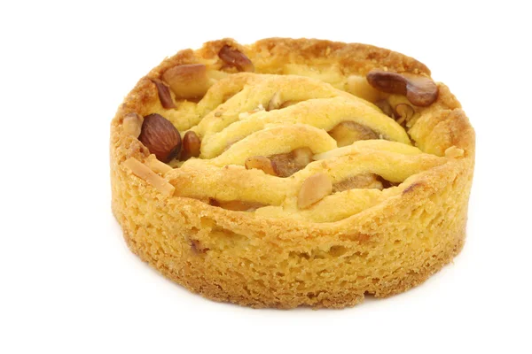 Freshly baked apple and nuts cake — Stock Photo, Image