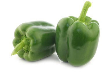 taze yeşil biber (capsicum)