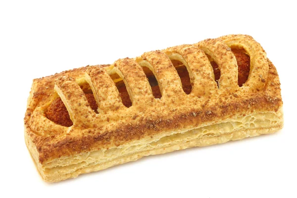 Traditionella holländska kött rullar kallas "kroketbroodje " — Stockfoto