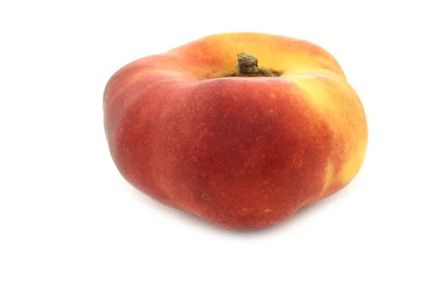 Platte nectarine — Stockfoto