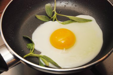 Yağda yumurta.