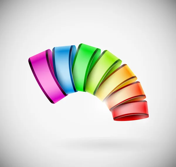 Ícone 3D colorido —  Vetores de Stock